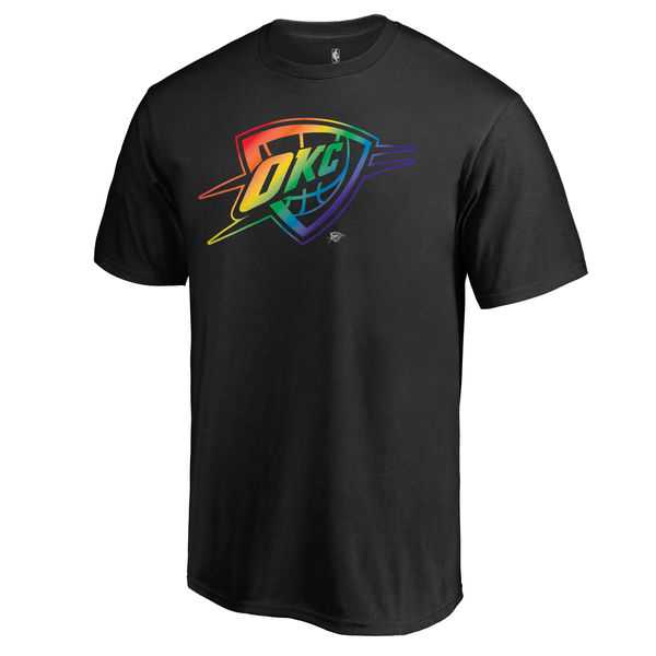 Men's Oklahoma City Thunder Fanatics Branded Black Team Pride T-Shirt FengYun,We sell and wholesale Men's Oklahoma City Thunder Fanatics Branded Black Team Pride T-Shirt FengYun on line form chian!